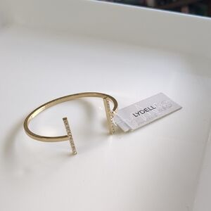 Lydell NYC Gold Bracelet with Crystal Detailing